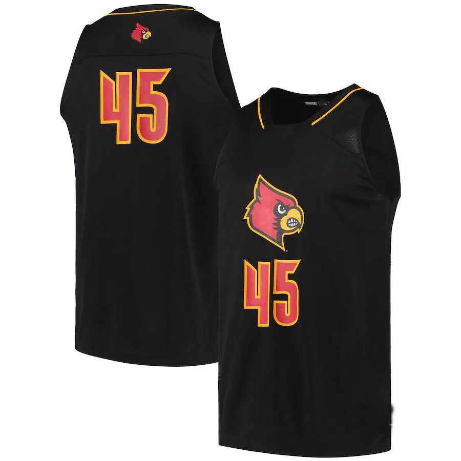 #45 L.Cardinals Swingman Alternate Jersey Black Basketball Jersey Stitched American College Jerseys
