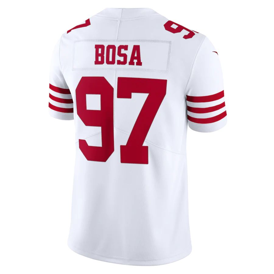 SF.49ers #97 Nick Bosa New White Stitched American Football Jerseys 2022