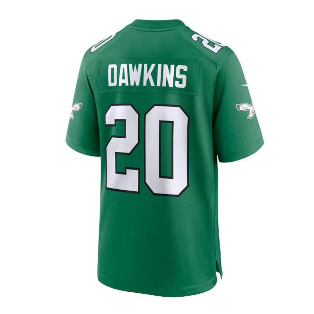 P.Eagles #20 Brian Dawkins Alternate Retired Player Game Jersey - Kelly Green Stitched American Football Jerseys