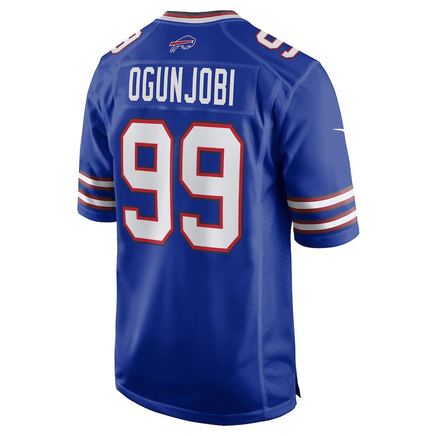 B.Bills #99 Larry Ogunjobi Royal Team Game American Football Jerseys
