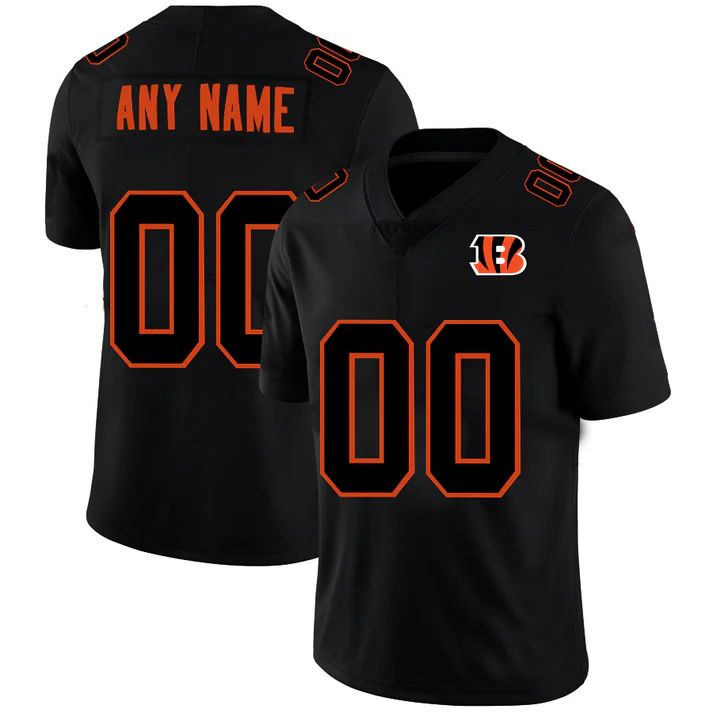 Custom C.Bengals Black Stitched Name And Number Size S to 6XL Christmas Birthday Gift American Jerseys Stitched Football Jerseys