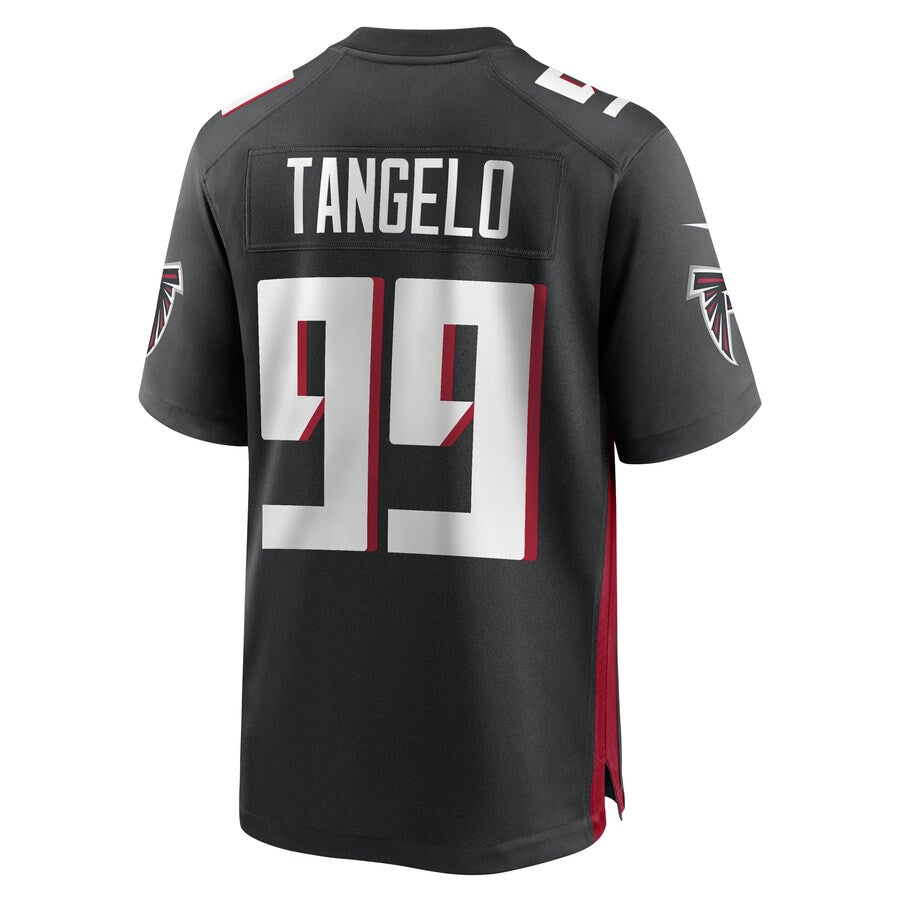 A.Falcons #99 Derrick Tangelo Black Game Player Jersey Stitched American Football Jerseys