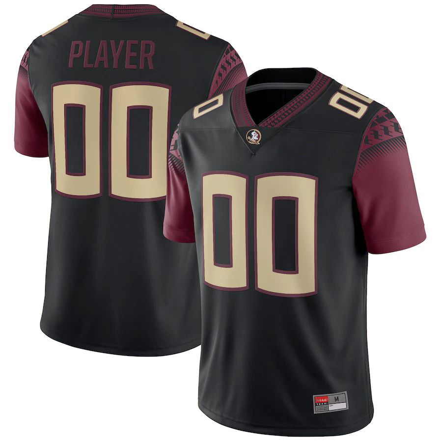Custom F.State Seminoles Pick-A-Player NIL Replica Football Jersey Black American Stitched College Jerseys
