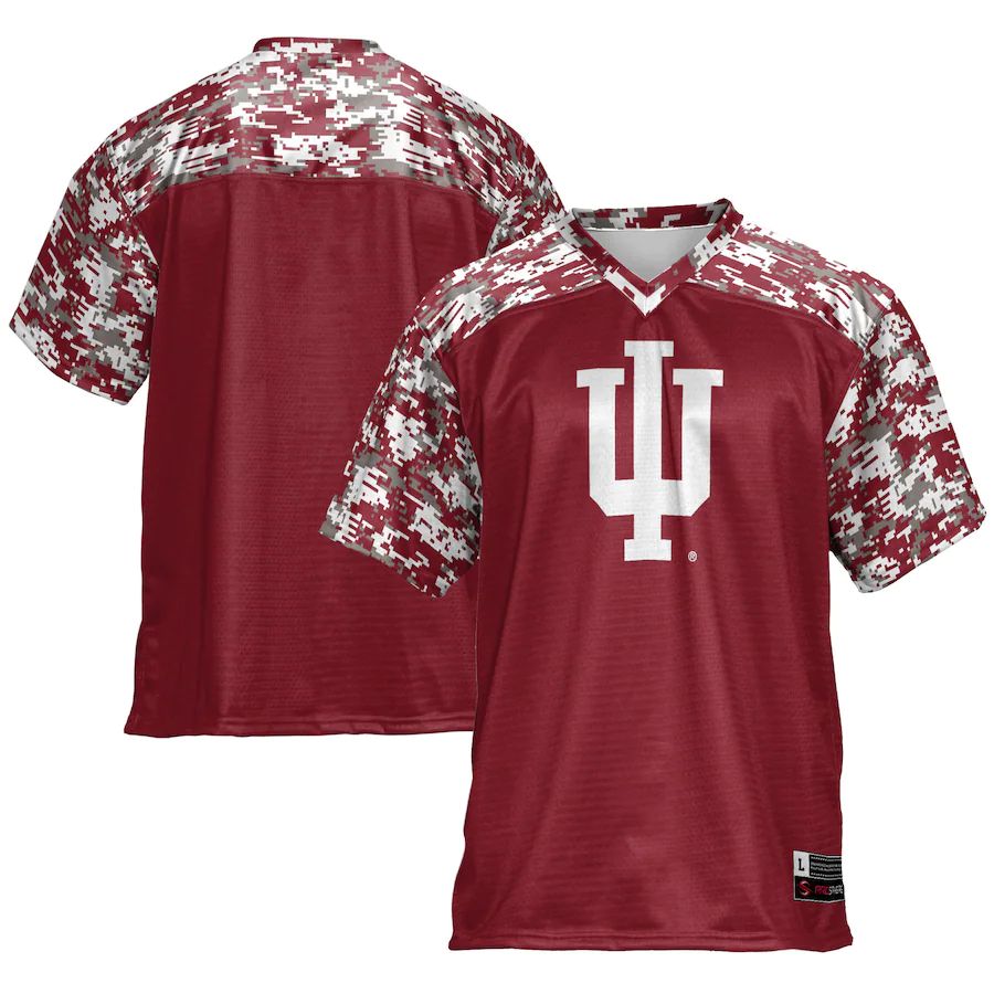 IN. Hoosiers Football Jersey Crimson Stitched American College Jerseys