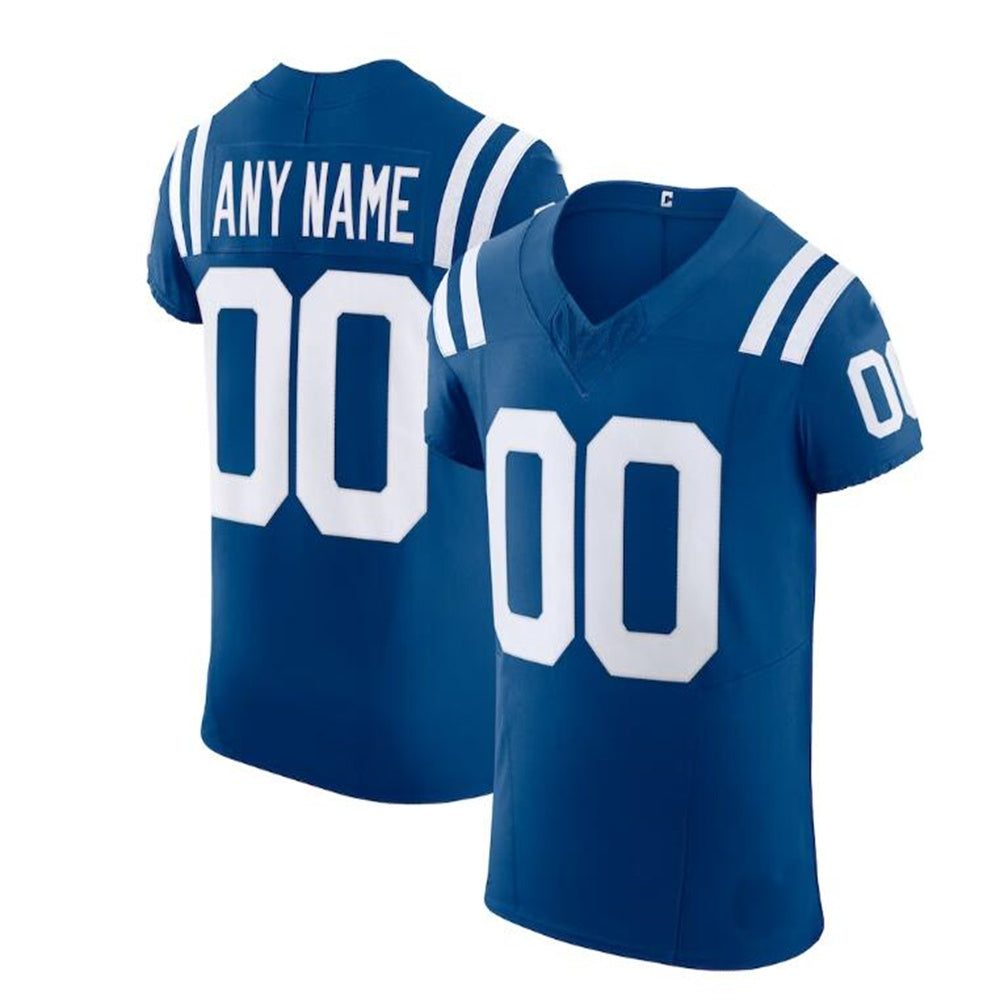Custom IN.Colts Royal Vapor F.U.S.E. Elite Custom Jersey Stitched American Football Jerseys