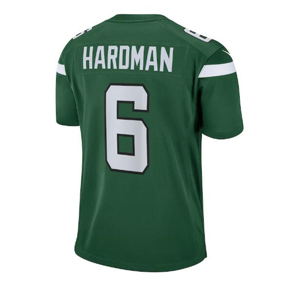 NY.Jets #6 Mecole Hardman Retired Player Game Jersey - Gotham Green Stitched American Football Jerseys