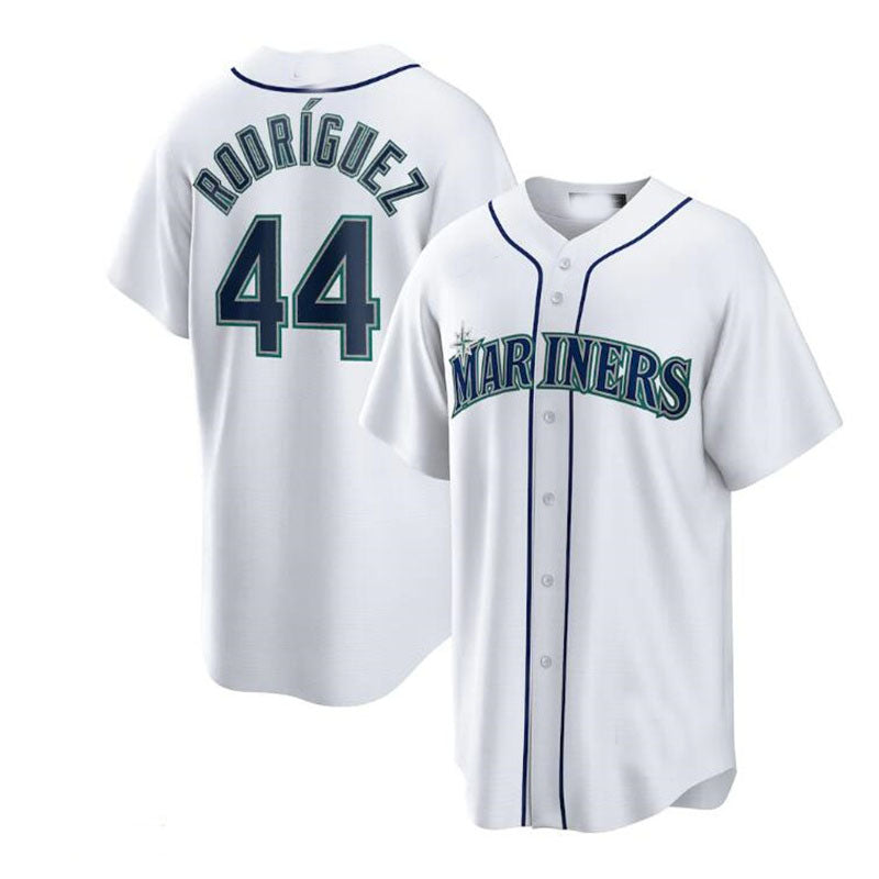 Seattle Mariners #44 Julio Rodriguez White Home Replica Player Jersey Baseball Jerseys