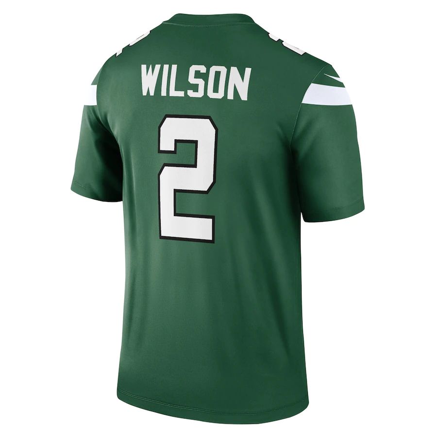 NY.Jets #2 Zach Wilson Gotham Green Legend Jersey Stitched American Football Jerseys