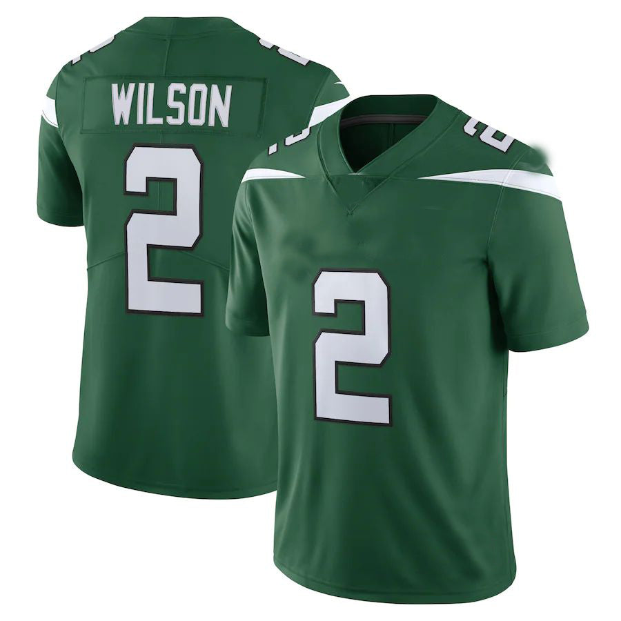 NY.Jets #2 Zach Wilson Gotham Green Vapor Limited Jersey Stitched American Football Jerseys