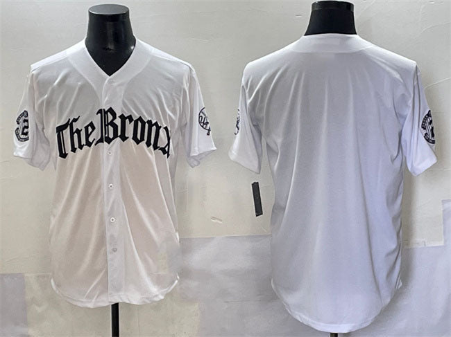 New York Yankees Blank White 'Gothic Legacy Edition' Vapor Premier Limited Stitched Baseball Jersey