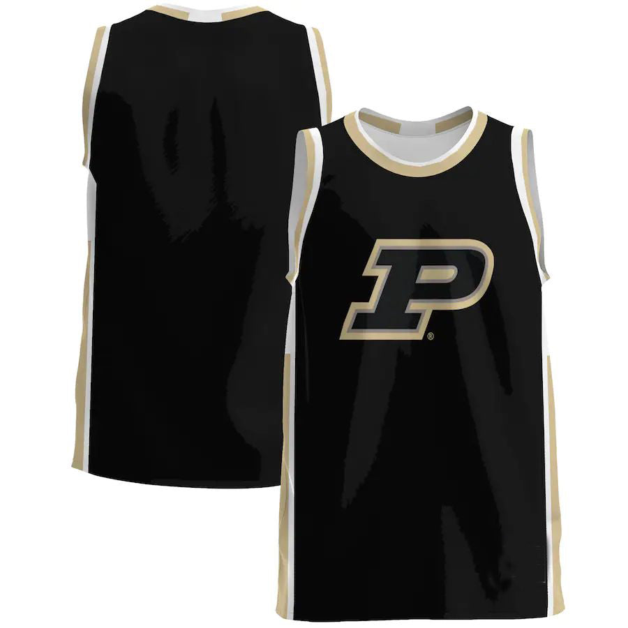 P.Boilermakers Basketball Jersey Black Stitched American College Jerseys