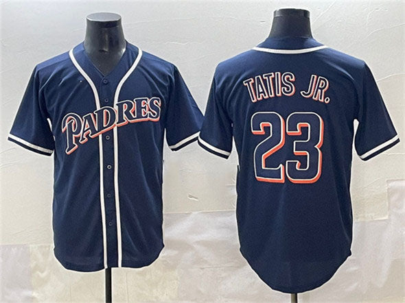 San Diego Padres #23 Fernando Tatis Jr. Navy Stitched Baseball Jersey