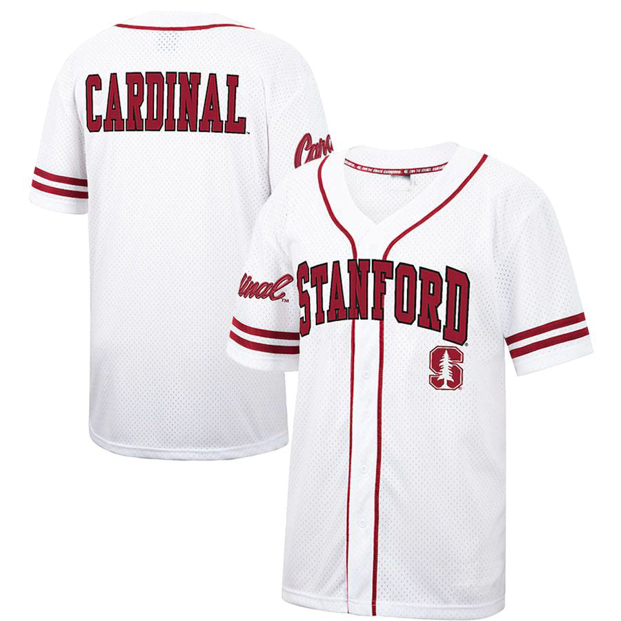 S.Cardinal Colosseum Free Spirited Baseball Jersey White Cardinal Stitched American College Jerseys
