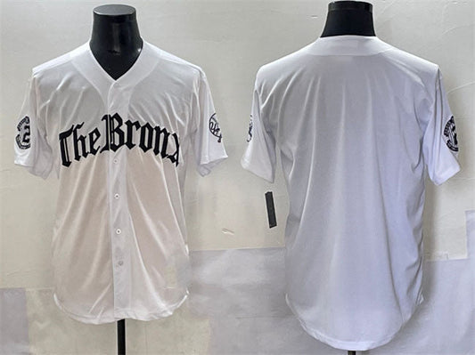 New York Yankees Blank White 'Gothic Legacy Edition' Vapor Premier Limited Stitched Baseball Jersey