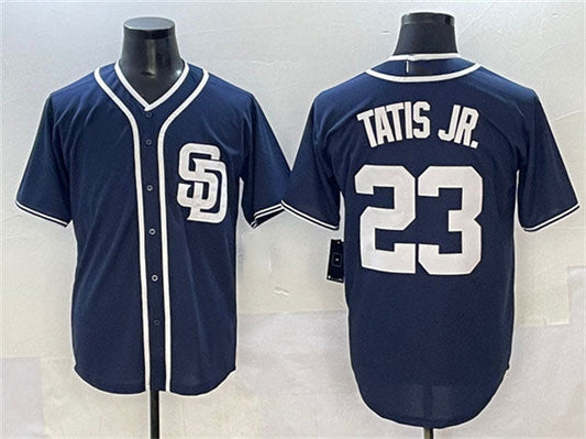 San Diego Padres #23 Fernando Tatis Jr. Navy Cool Base Stitched Baseball Jersey