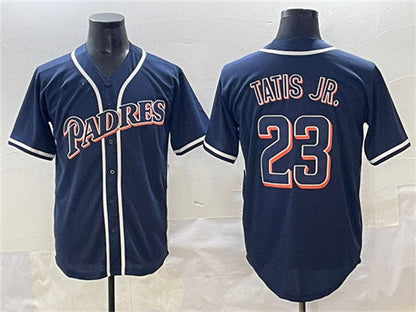 San Diego Padres #23 Fernando Tatis Jr. Navy Stitched Baseball Jersey