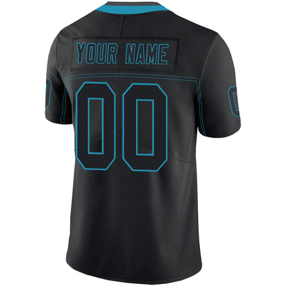 Custom C.Panther Football Jerseys Stitched American Personalize Birthday Gifts Black Jersey